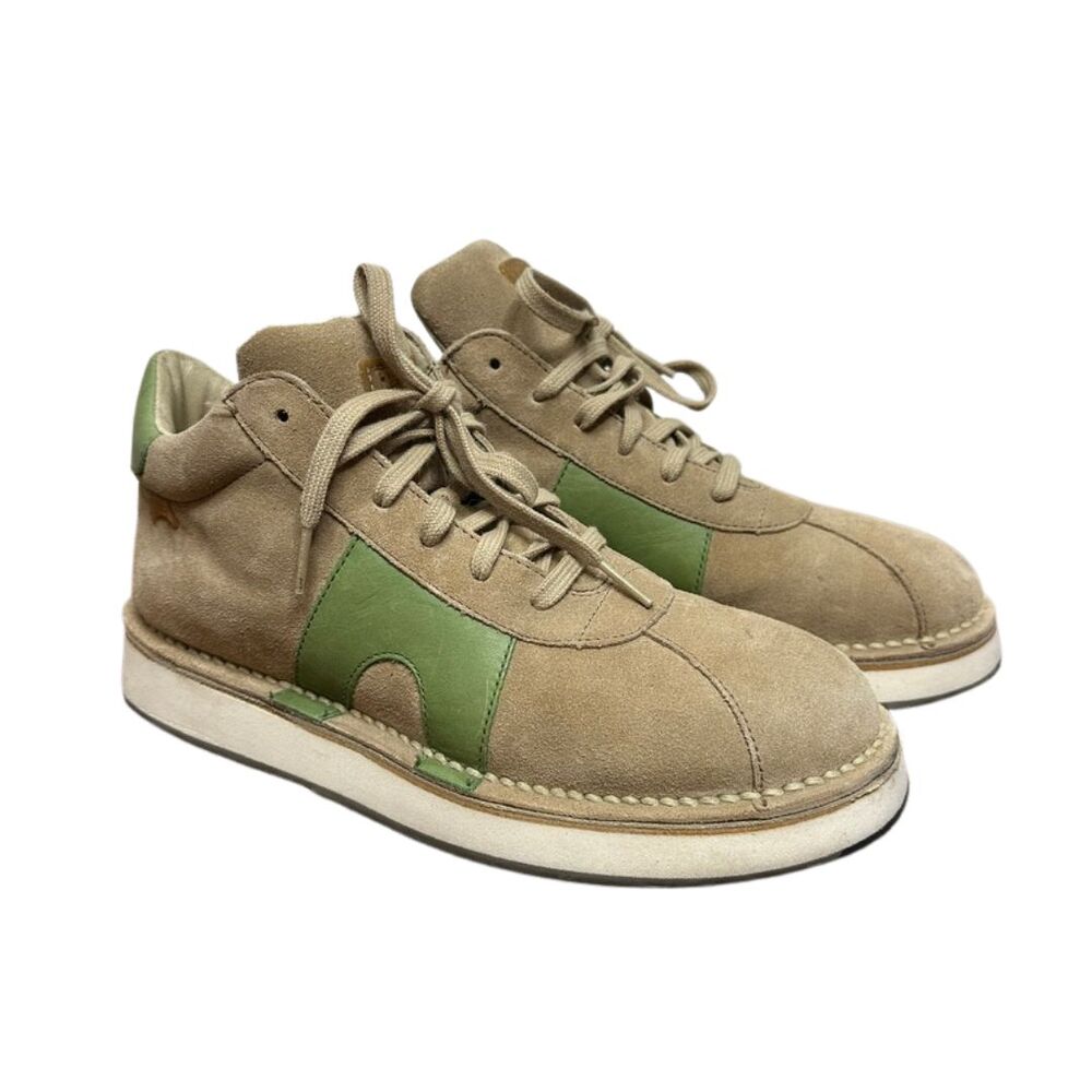 CAMPER Brothers Bici Beige Suede Ankle Boots 33724-059 EUR 38‎ US 6 RARE